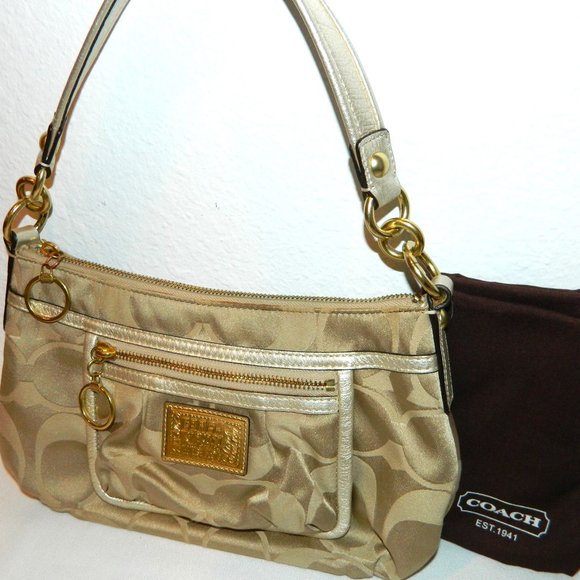 Coach Poppy Collection Shoulder Bag - Picture 1 of 13